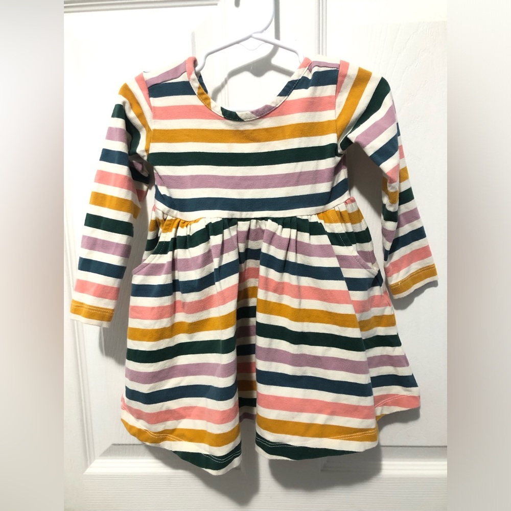 Hanna Andersson Stripe pocket dress 2t